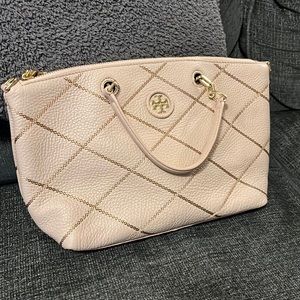 Tory Burch handbag pink with gold
